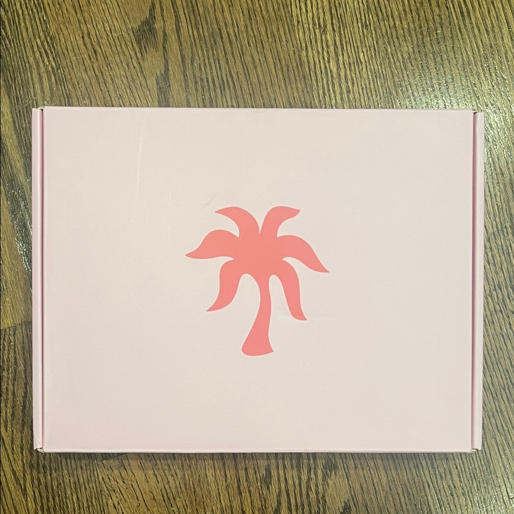 Pink Palm Puff Pajama Box Only
